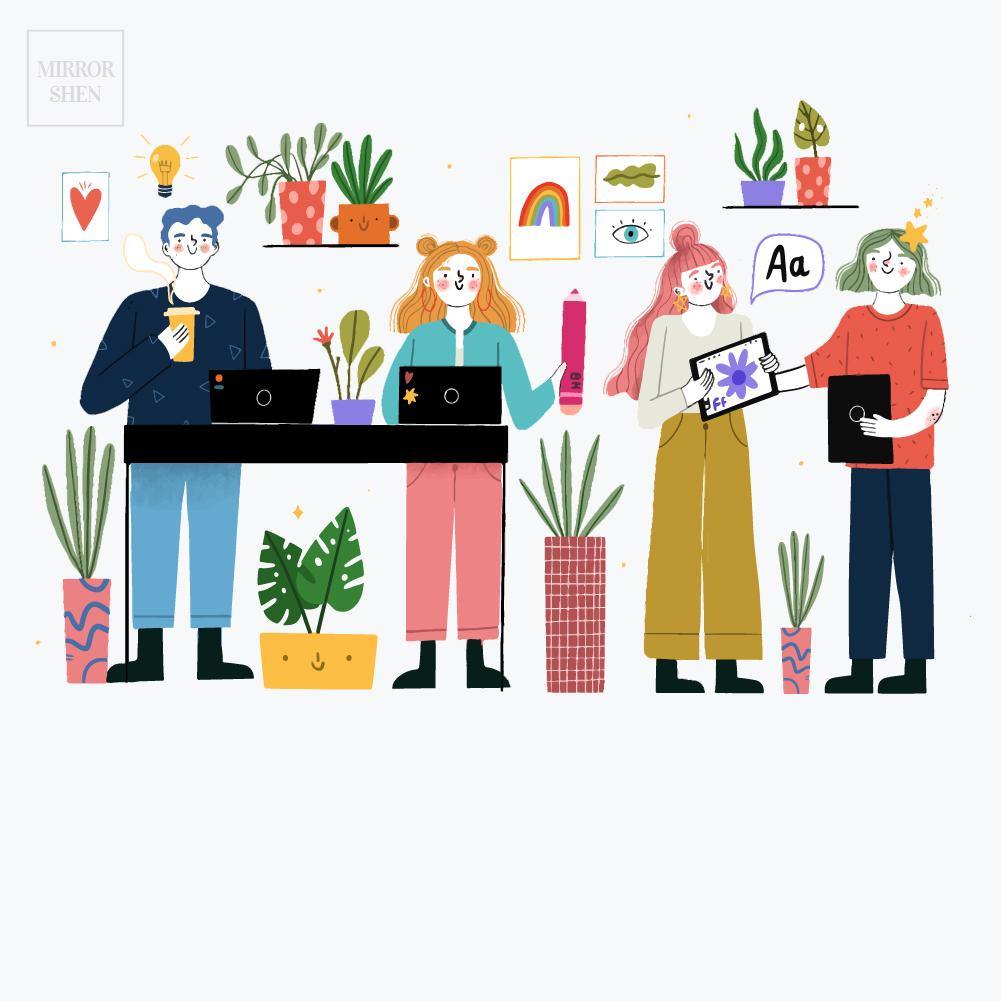 How to work with a digital visual designer? - Mirror Shen