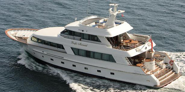 Filming on Pacific Mermaid - NZ's most Luxury Charter!